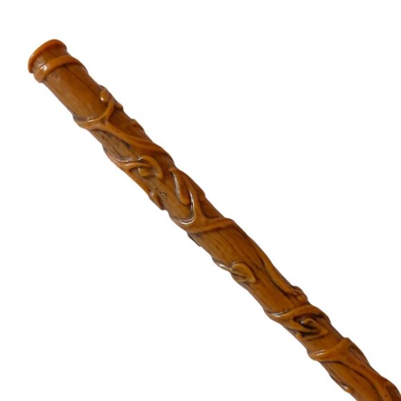 Hermione Granger Wand Magic Harry Potter Series Hard Plastic Textured Brown - Picture 3 of 10